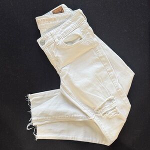 American Eagle Outfitters White Skinny Jeans